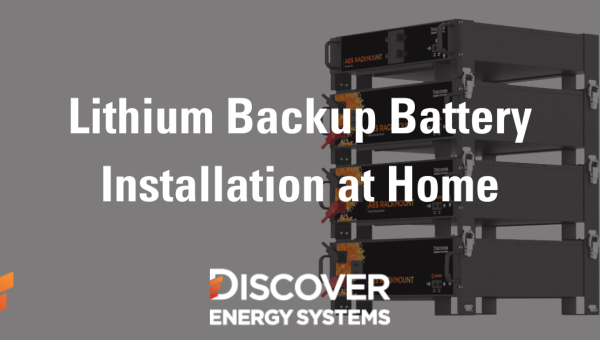 Lithium Backup Battery Installation at Home